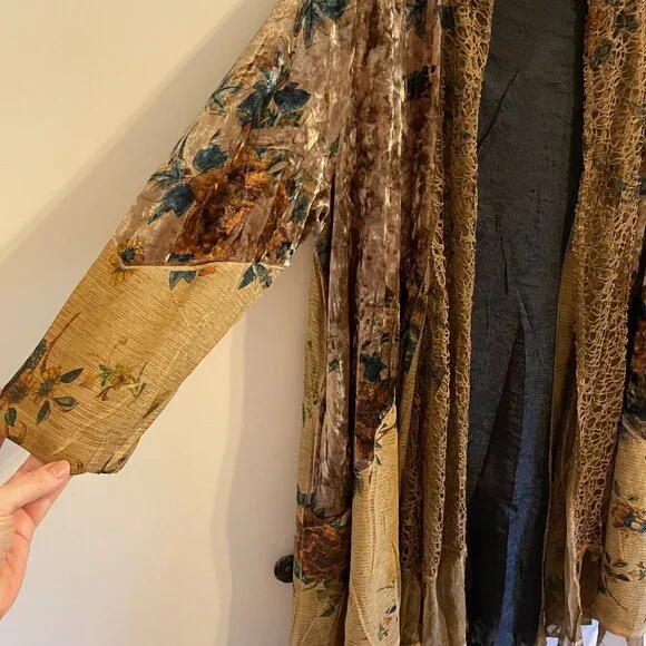 KAMANA Open Front Cardigan Duster Jacket - Picture 5 of 12